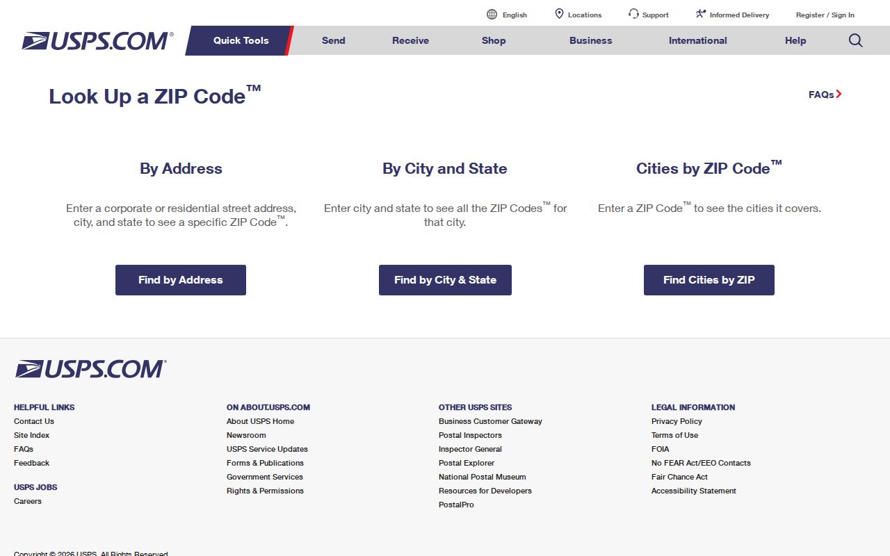Tarrant County ZIP code directory USPS address lookup